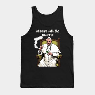 Pope Francis | At Peace with The Universe Tank Top